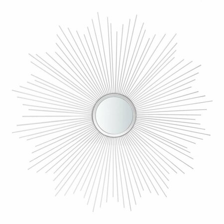 SAFAVIEH Arlo Sunburst Mirror, Silver MRR1032C